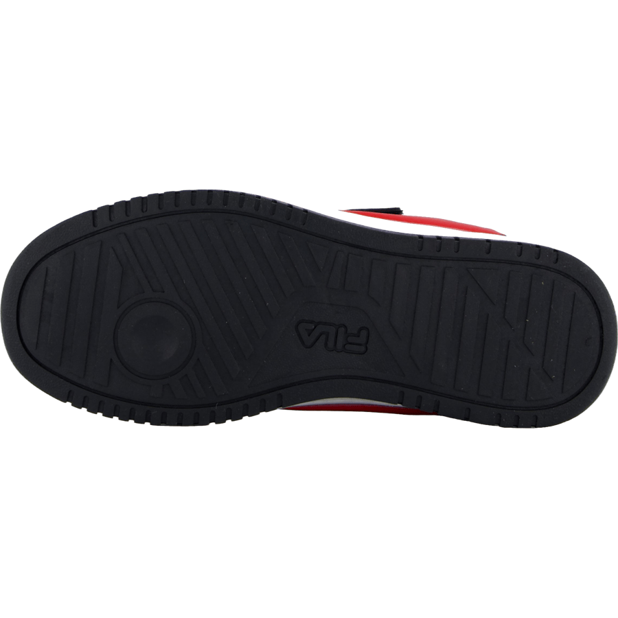 Fila Rega Nf Velcro Kids Black-fila Red