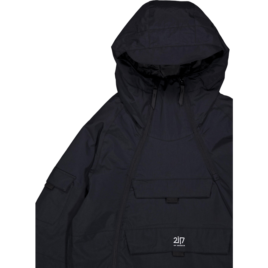 Men’S Light Padded Ski Jacket Nelkerim Black