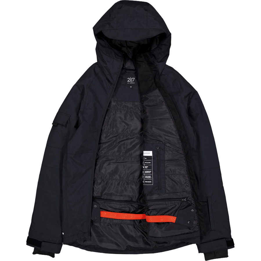 Men’S Light Padded Ski Jacket Nelkerim Black