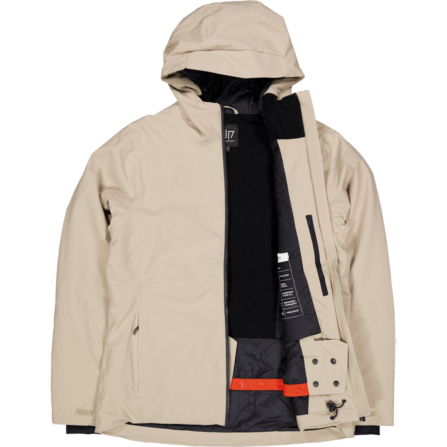 Women’S Light Padded Ski Jacket Kabo Sand