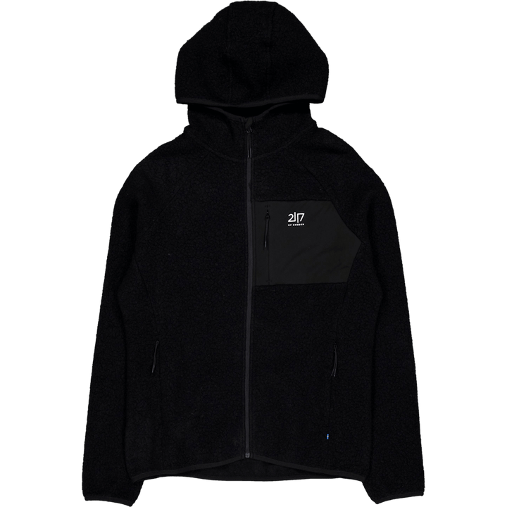 Skord Wool Pile Hoodie H Black