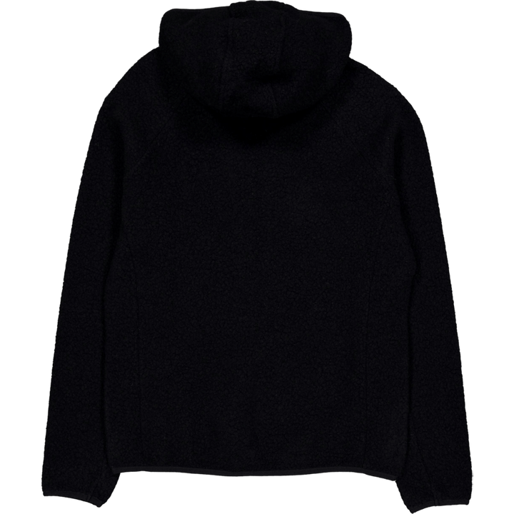 Skord Wool Pile Hoodie H Black