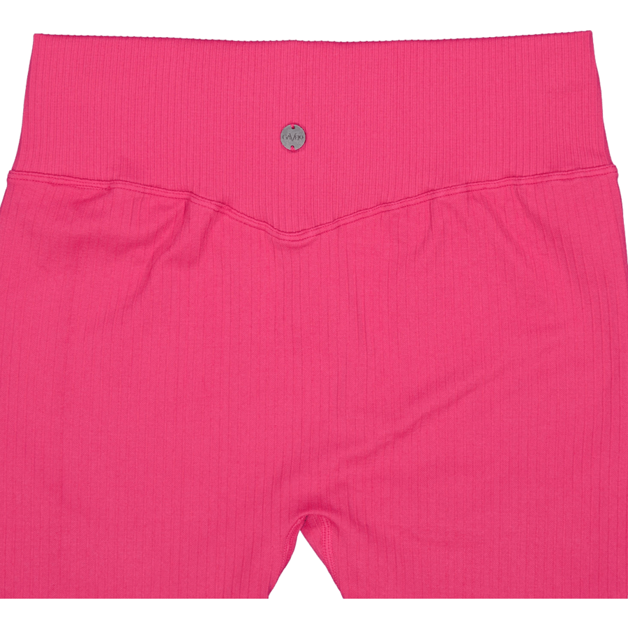 Ribbed Seamless Biker Shorts Berry