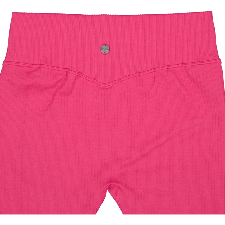 Ribbed Seamless Biker Shorts Berry