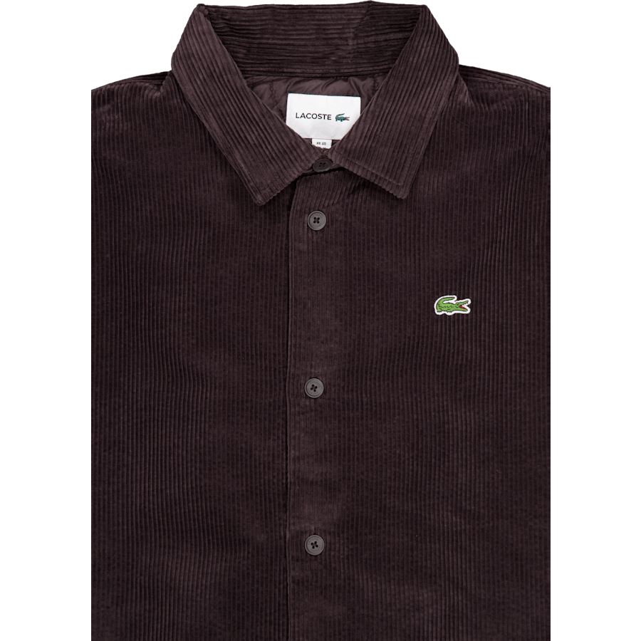 Oversized Corduroy Overshirt Brown Skb