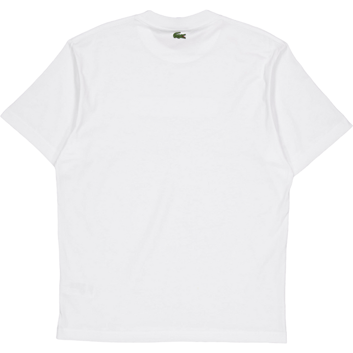 Embroidered Cotton T-shirt White 001