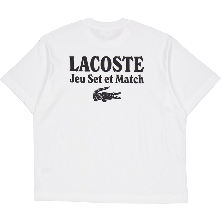 Loose Fit Heavy Jersey Printed White 001