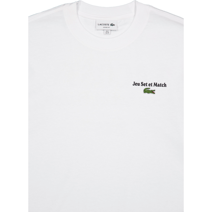 Loose Fit Heavy Jersey Printed White 001