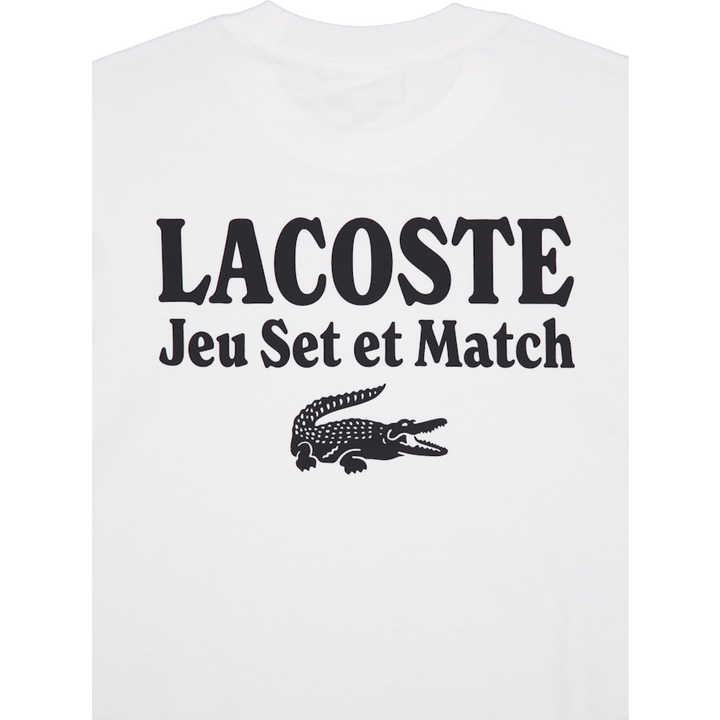 Loose Fit Heavy Jersey Printed White 001