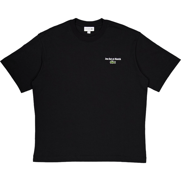 Loose Fit Heavy Jersey Printed Noir 031