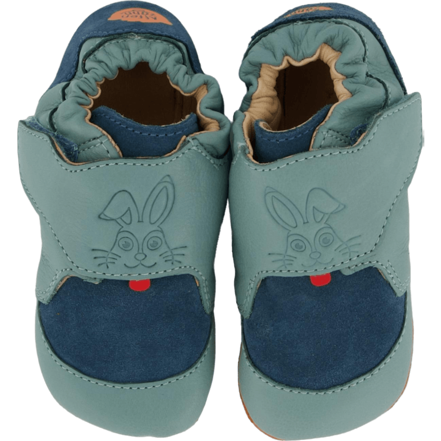 Crawling Shoe Leather Crawly Bunny