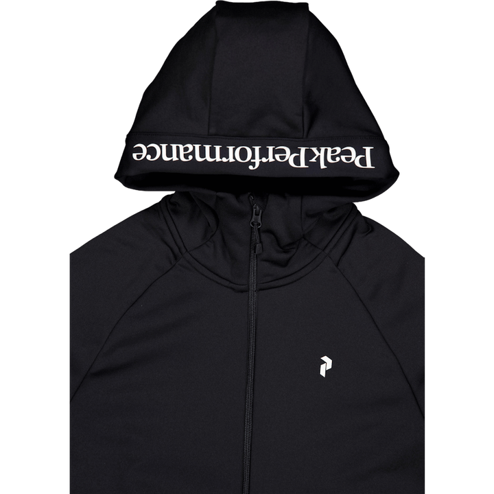 W Rider Essentials Zip Hood Black/black