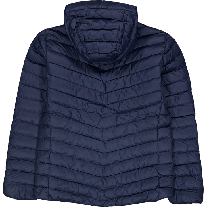M Frost Down Hood Jacket Blue Shadow