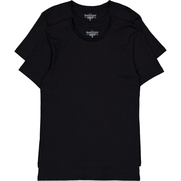 Crew-neck Lightweight Cotton 2 Black