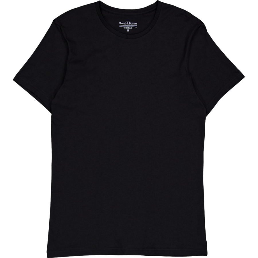 Crew-neck Lightweight Cotton 2 Black