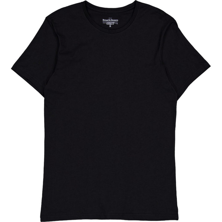 Crew-neck Lightweight Cotton 2 Black