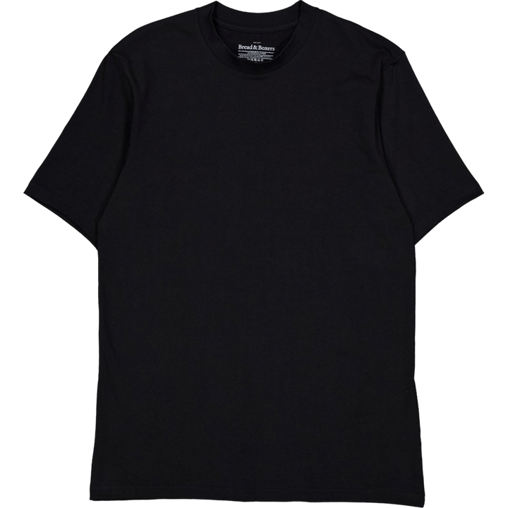 High Neck Tee Black