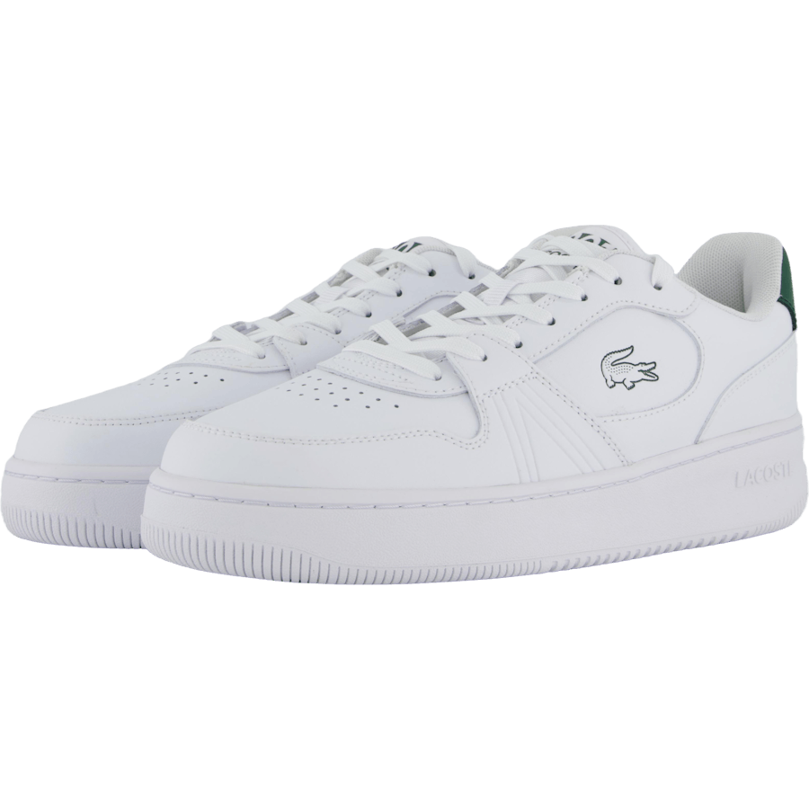 L001 Set Leather Wht/dk Grn