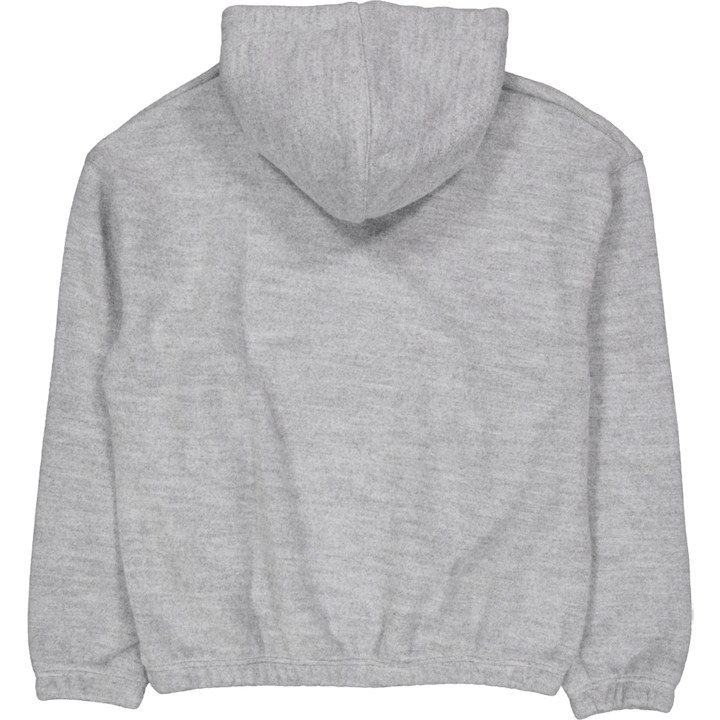 Embroidered Signature Hoodie Silver Chine