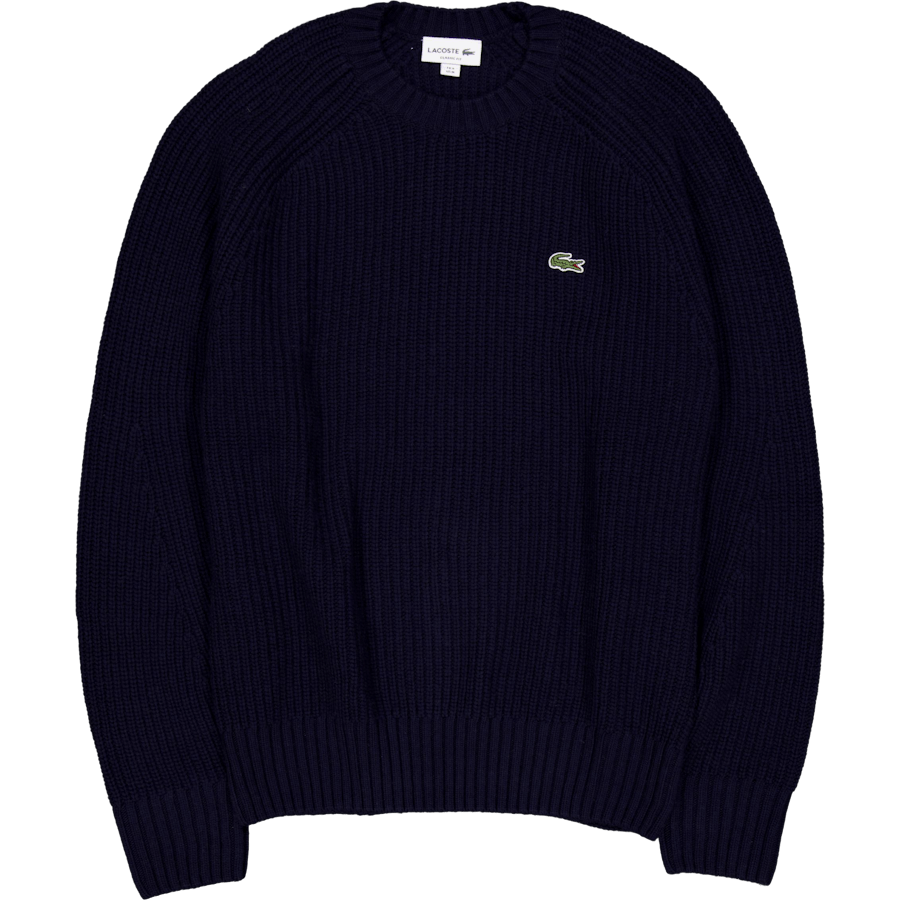Thick Carded Wool Crew Neck Sw