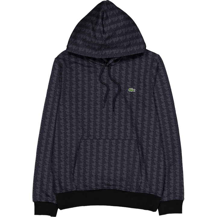 Monogram Fleece Hoodie Graphite Sombre/black
