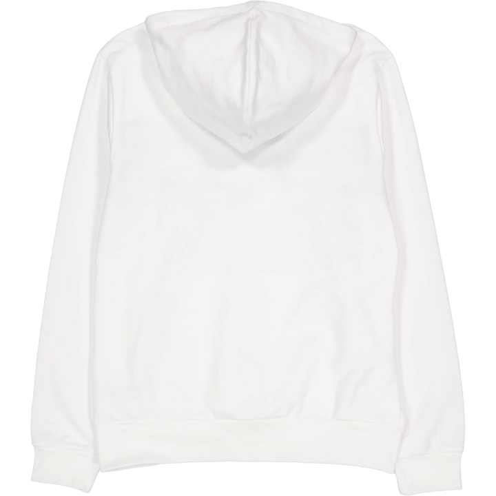 Colour-block Fleece Hoodie Flour/olive-delphinium