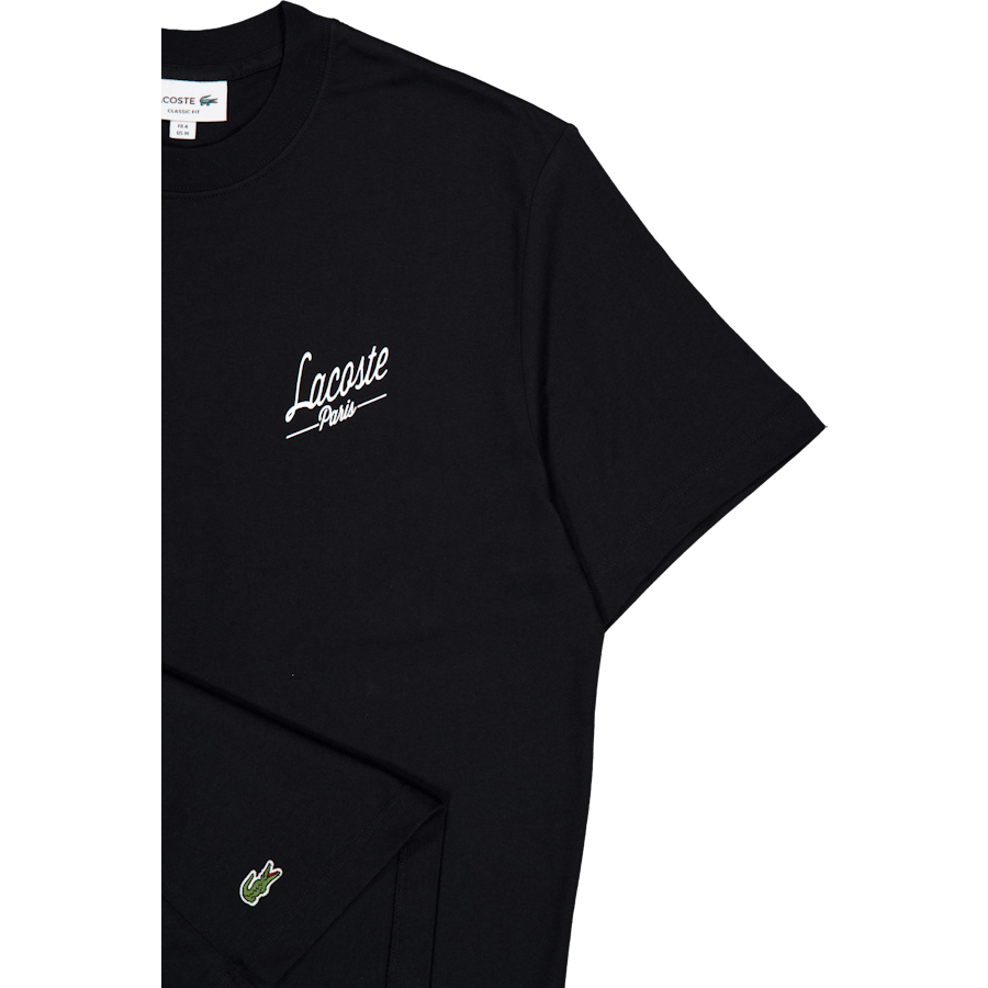 Multi Print Jersey T-shirt Black