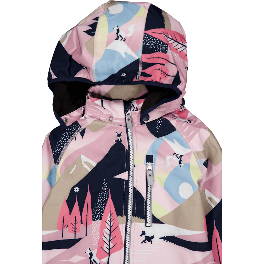 Softshell Jacket Vantti Grey Pink