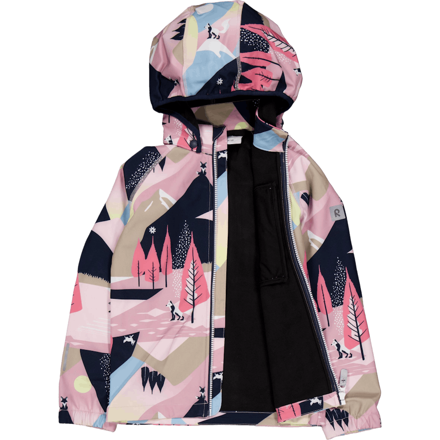 Softshell Jacket Vantti Grey Pink