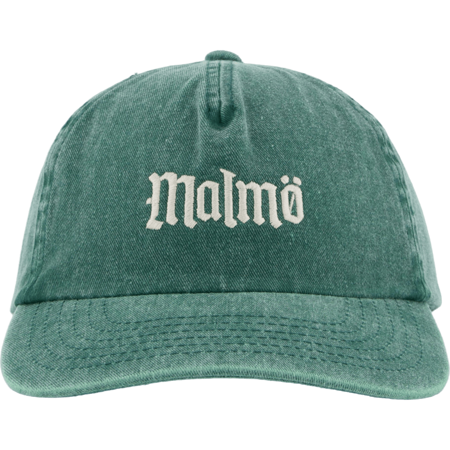 Malmö 5 Panel Cap Bottle Green / Cream