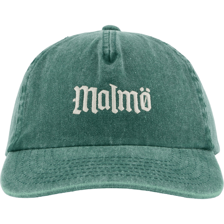 Malmö 5 Panel Cap Bottle Green / Cream