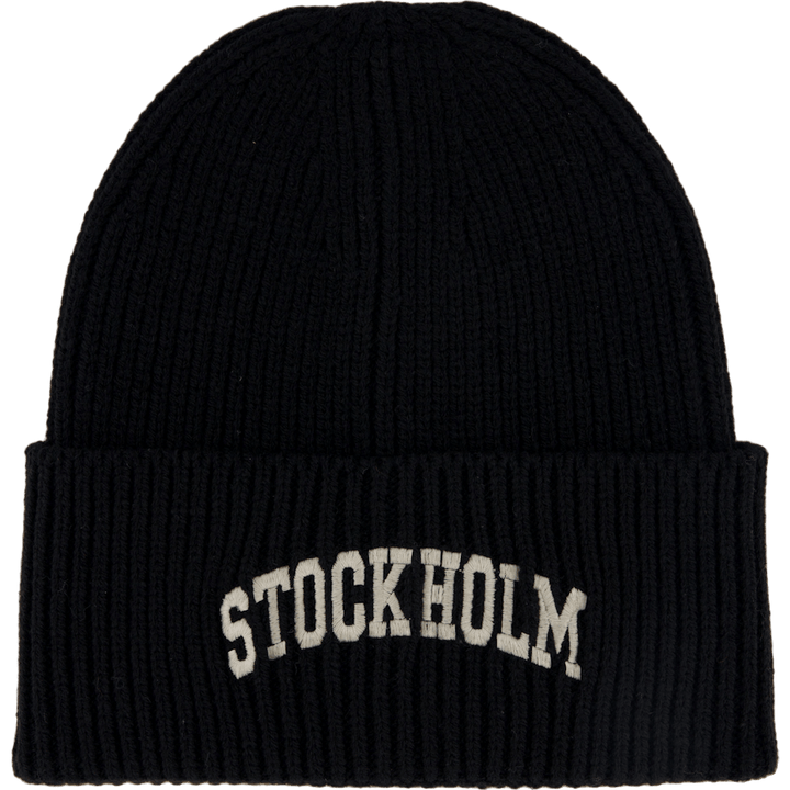 Stock Holm Fäshion Beanie Black/cream