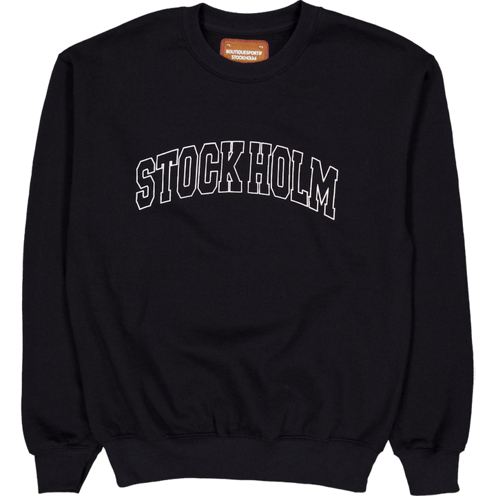 Stock Holm Crewneck Black
