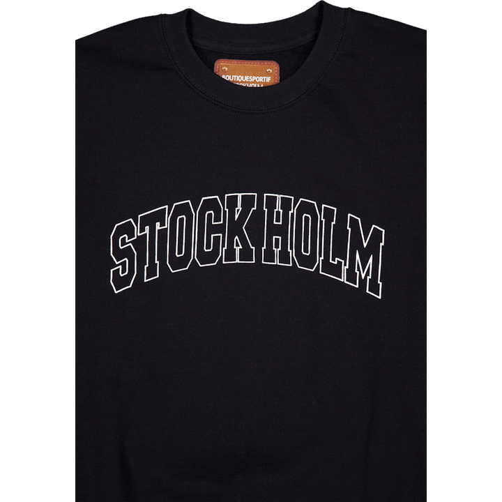 Stock Holm Crewneck Black