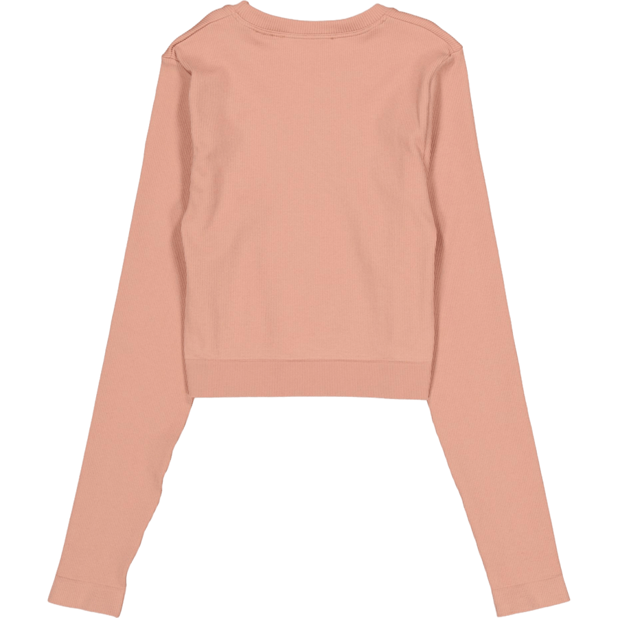 Collective Rib Cropped Ls Top