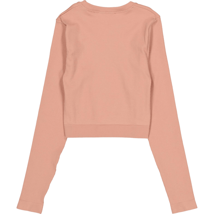Collective Rib Cropped Ls Top