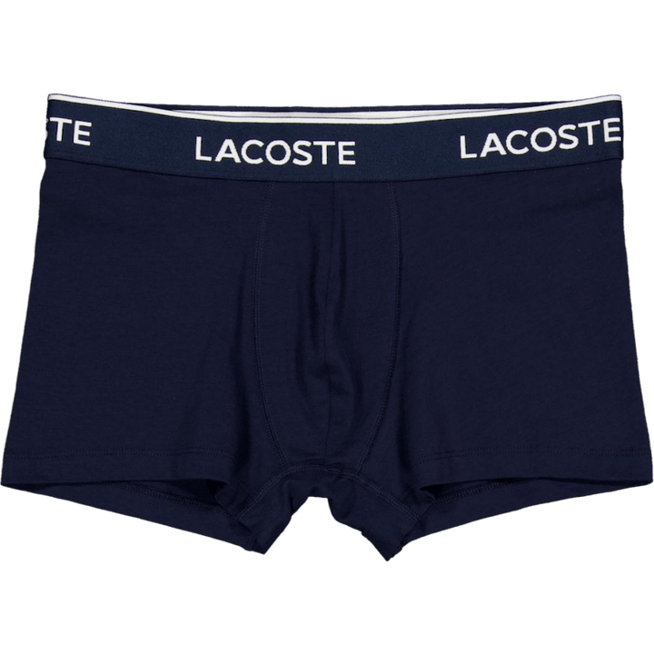 3-pack Stretch Cotton Trunks Navy Blue/green-red-navy Blue
