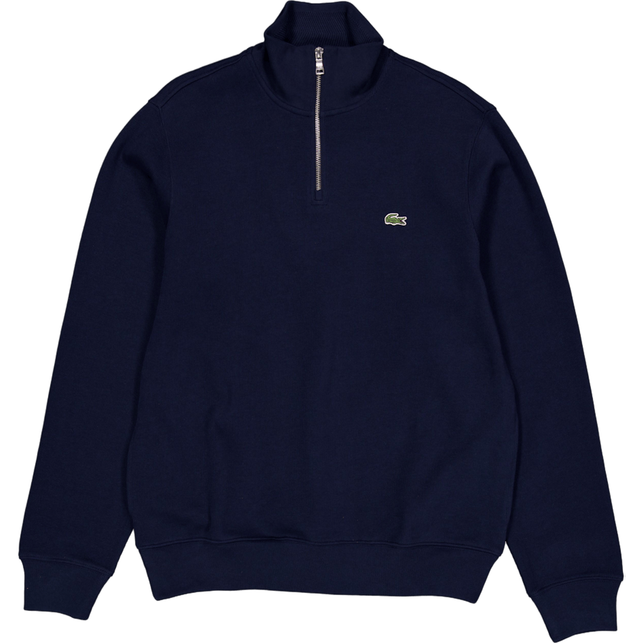 Zip-up High Neck Interlock Swe