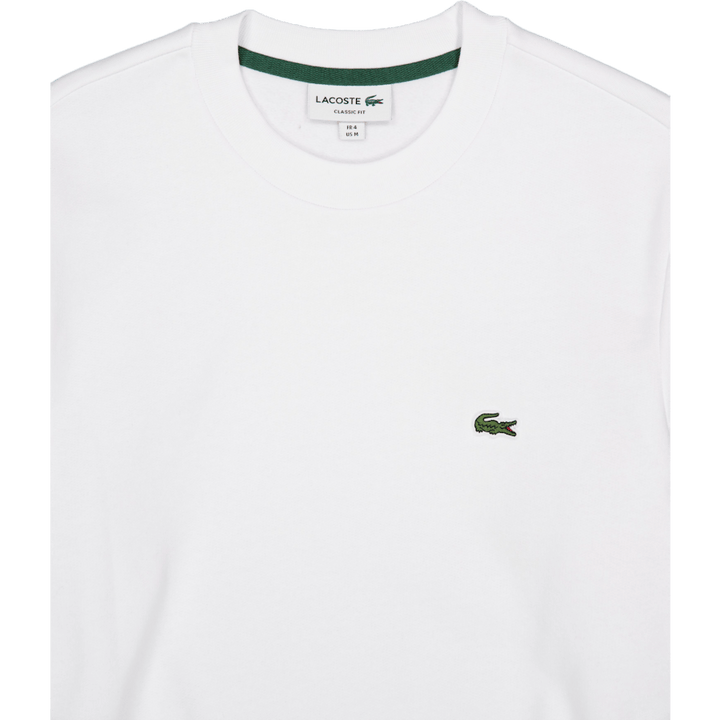 Fleece Crew Neck Sweatshirt White