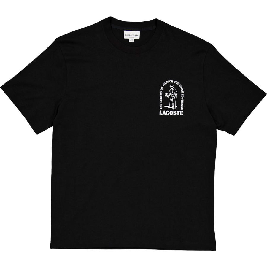 Printed Cotton T-shirt Black