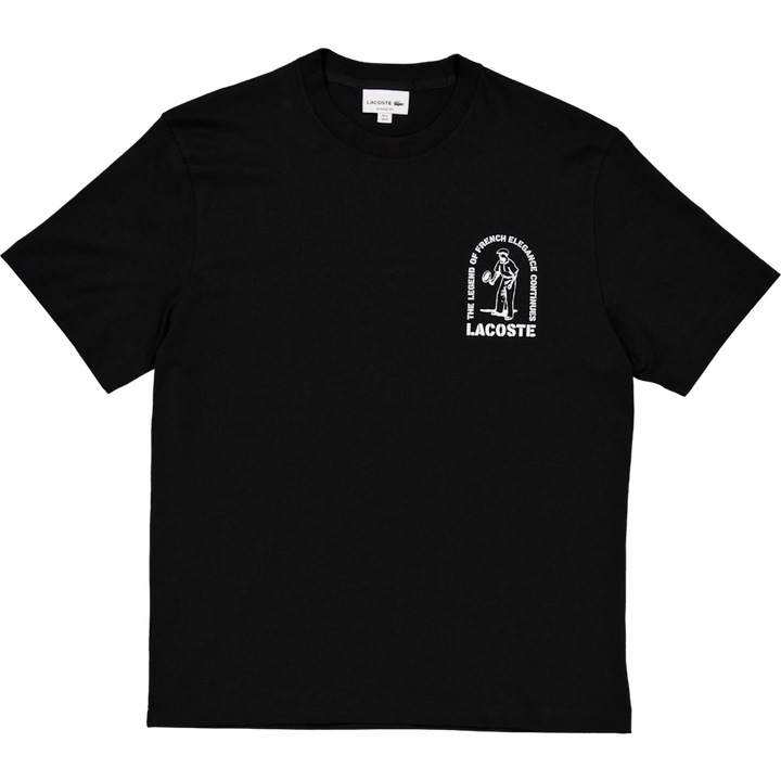 Printed Cotton T-shirt Black