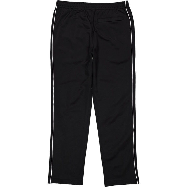 Trim Accent Piqué Sweatpants Black