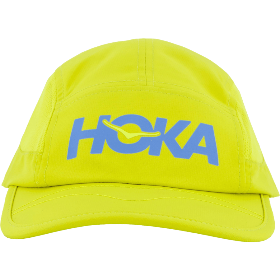 U hoka run hat Pea green