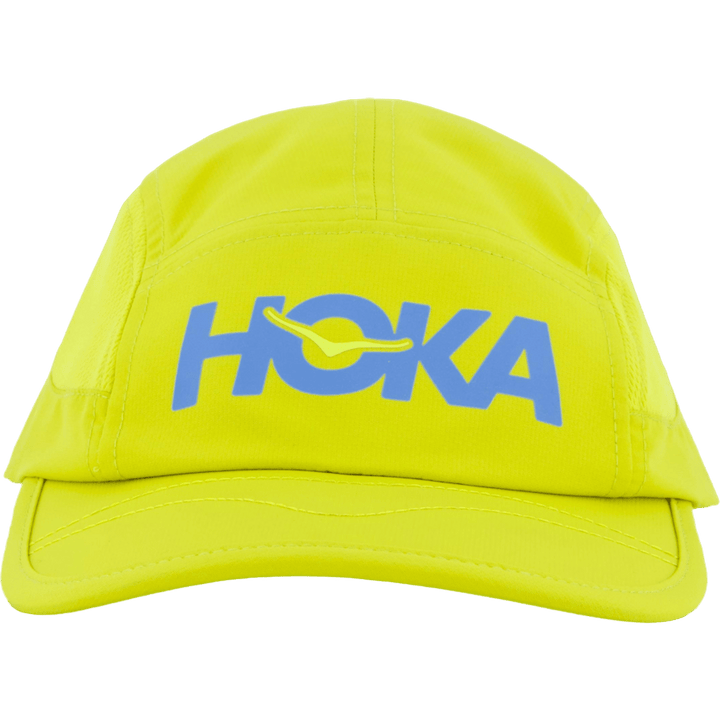 U hoka run hat Pea green