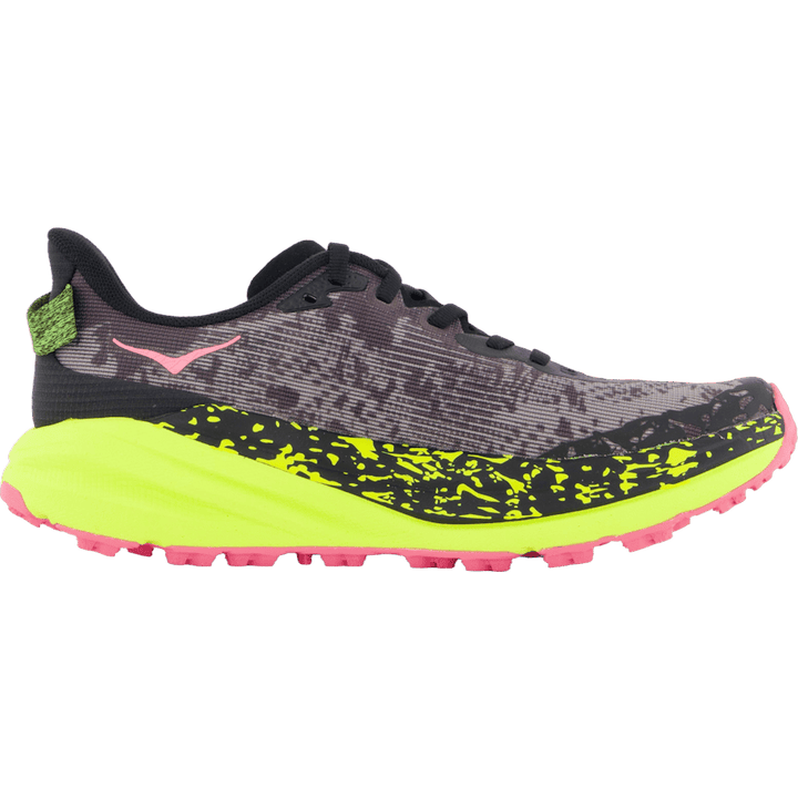 W speedgoat 6 Black / neon hoka citrus
