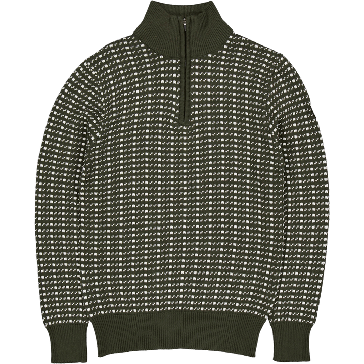 Scott Sweater Dark Olive Knit