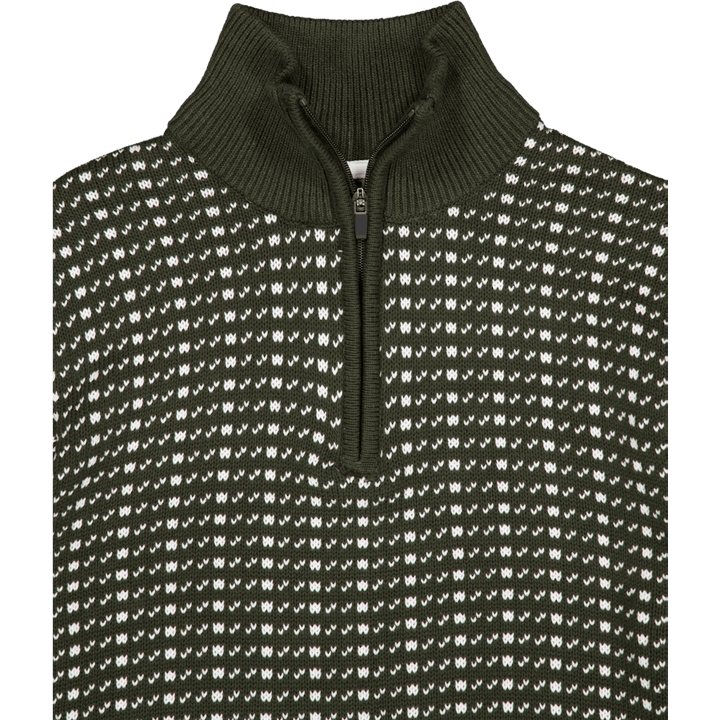 Scott Sweater Dark Olive Knit