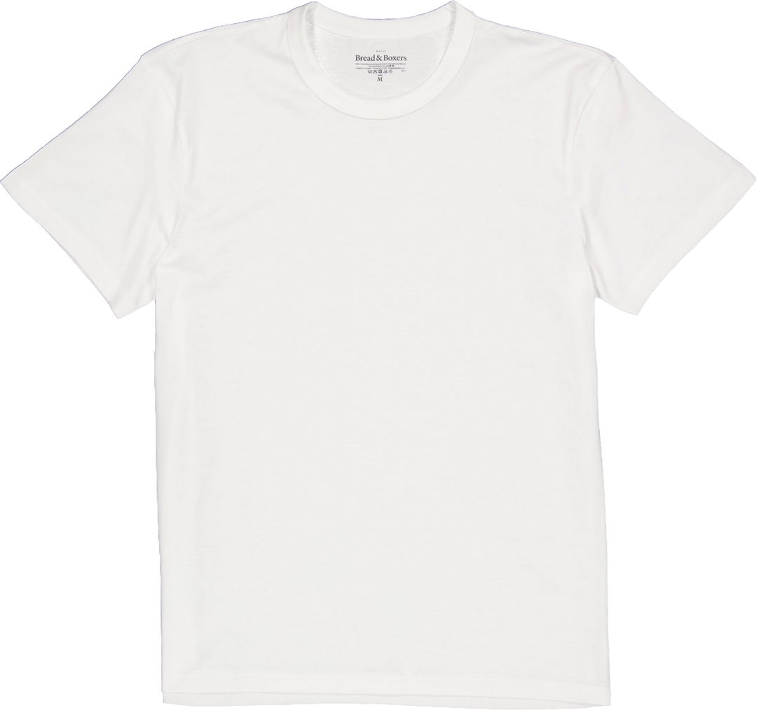 Crew-neck Pima White