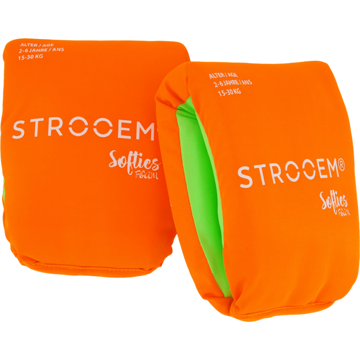 Softies Foam Swim Armbands Orange/Lime
