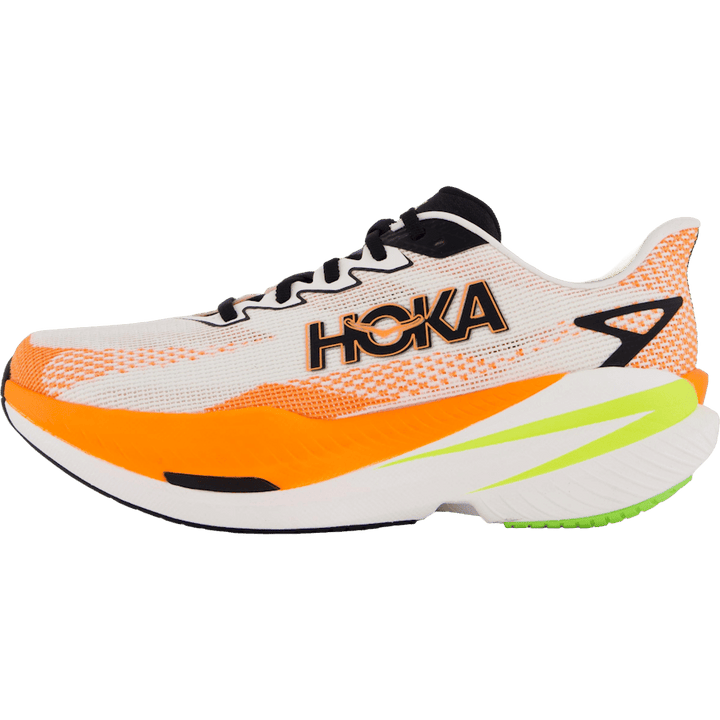 M Mach X 3 White / Neon Tangerine